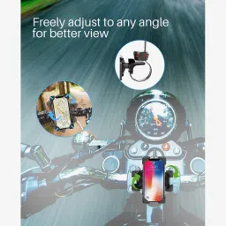 Portronics MoBike POR-1117 Universal Smartphone Magnetic Car Holder (Black) image 4