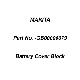 Makita Battery Cover Block Suitable for DLM330, Part No GB00000079-picture-13