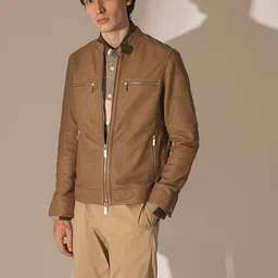 SELECTED Men Spread Collar Checked Cotton Slim Fit Casual Shirt-picture-29