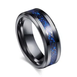 MEENAZ Set Of 2 Band Rings image 3