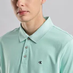 Calvin Klein Jeans Men Polo Collar Applique T-shirt image 2