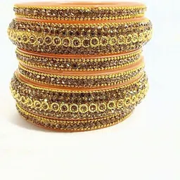 SGN fashion Gold Plastic Bangles-picture-19