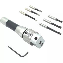 Assorts Boring Head Set HSS & Carbide Brazed Tool R8 Shank 7/16 UNF Drawbar Thread-picture-36