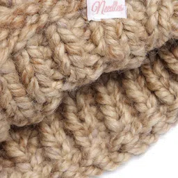 Magic Needles Men Self Design Knitted Acrylic Beanie image 3