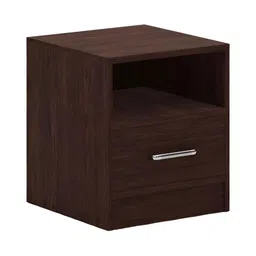 Royaloak Brown Wooden Square Bedside Table image 5