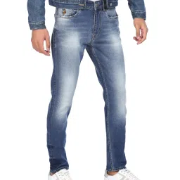 U.S. Polo Assn. Blue Slim Fit Jeans - Flexi Collection image 4