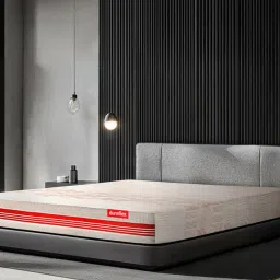 Duroflex Quboid Cream Foam Qube Cell Mattress - Double Size (78 in. L x 48 in. W) image 1