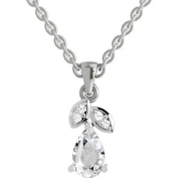 Sparkles 14k (585) White Gold Lab Grown Diamond Pendants image 1
