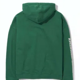 American Eagle Outfitters Green Printed Hoodie image 4