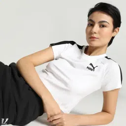 Puma White Cotton Printed T-Shirt-image-42
