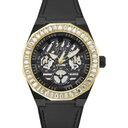 GUESS Mens Black Round Dial Analog Watch - GW0567G1 image 1