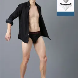 Force NXT Multicolored Cotton Regular Fit Printed Briefs - Pack Of 3 image 1