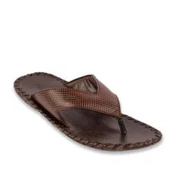 Metro Men's Brown Thong Sandals image 1