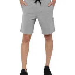 Forever 21 Mid Grey Cotton Regular Fit Shorts-picture-22