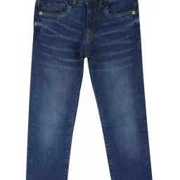 allen solly junior Allen Solly Kids Blue Solid Jeans-picture-17