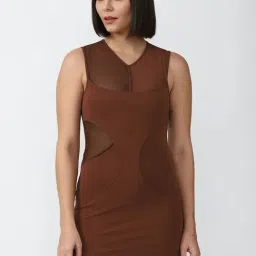 Forever 21 Brown Mini Bodycon Dress-picture-10