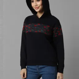 Allen Solly Black Cotton Printed Sweatshirt image 4