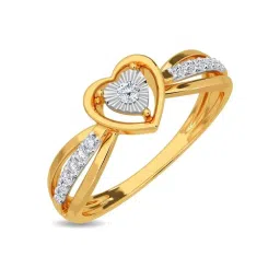 Kisna Diamond & Gold Jewellery Farha 18k (750) Diamond & Gold Ring For Women image 1