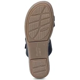 Bata Women's Navy Toe Ring Sandals image 4