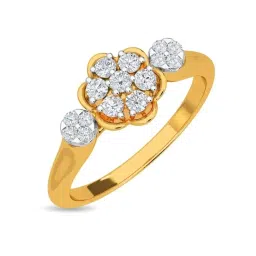 Kisna Diamond & Gold Jewellery Rowen 18k (750) Diamond & Gold Ring For Women image 1