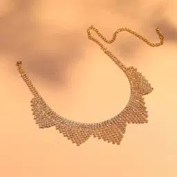 Sohi silver plated designer party necklace for women image 1