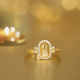 Malabar Gold and Diamonds 22k (916) BIS Hallmark Yellow Gold Ring for Women image 1