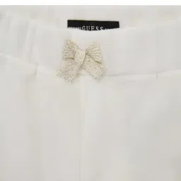 Guess Kids White Sequins Regular Fit Hoodie & Joggers Set image 3