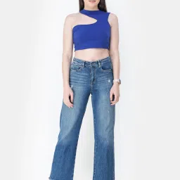 Cation Blue Crop Top image 4
