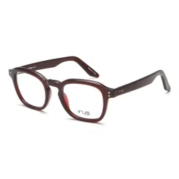 Irus Maroon Square Eye Frames for Men image 1
