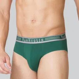 Van Heusen Regular Fit Ultra Soft Body Defining Fit Solid Briefs - Pack of 3 image 4