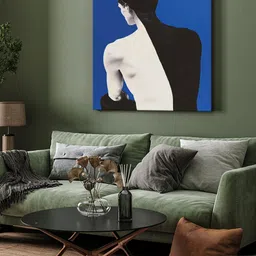 999Store Blue & Black 1 Piece Canvas Other Wall Paintings image 2