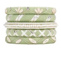 Taasha Craft Set Of 5 Beaded Bangles image 3