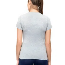 Reebok Medium Grey Heather TE Graphic Fierce T-Shirt image 2