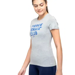 Reebok Medium Grey Heather TE Graphic Fierce T-Shirt image 3