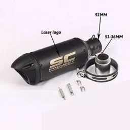 RA Accessories Black SC Project Mini2 Silencer Exhaust for Suzuki VStrom-picture-11