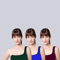 AROUSY Green & Blue Cotton Beginner's Bra - Pack Of 3-picture-14