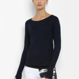 Appulse Navy Cotton Slim Fit T-Shirt image 1