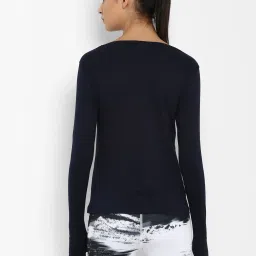 Appulse Navy Cotton Slim Fit T-Shirt image 2