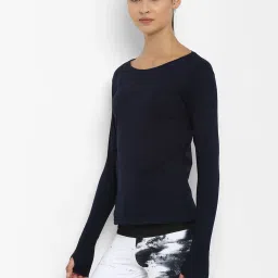 Appulse Navy Cotton Slim Fit T-Shirt image 3