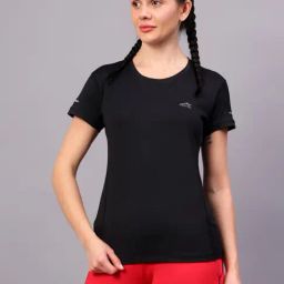 Vector X Black Polyester Solid Half Sleeves Sport T-Shirt-picture-14