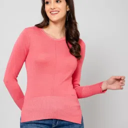 Crozo By Cantabil Coral Wool Pullover image 1