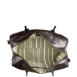 Hidesign Brown Medium Duffle Bag image 4