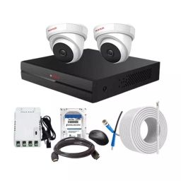 CP PLUS CCTV Combo Kit 2.4 MP Indoor & Outdoor with 4 Channel DVR, 2 Dome Camera, 4 Channel SMPS, 70 m Copper Cable, 500GB HDD & Connectors-picture-3
