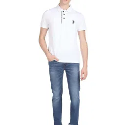 U.S. Polo Assn. Warm Blue Cotton Skinny Fit Jeans image 5