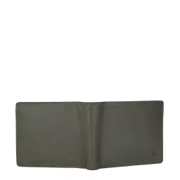 Allen Solly Olive Casual Leather Bi-Fold Wallet for Men image 2