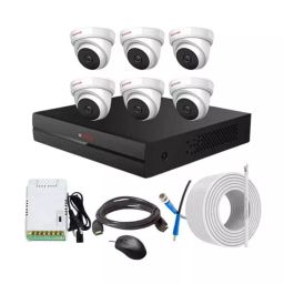 CP PLUS CCTV Combo Kit 2.4 MP Indoor & Outdoor with 8 Channel DVR, 6 Dome Camera, 8 Channel SMPS, 70 m Copper Cable & Connectors-picture-18