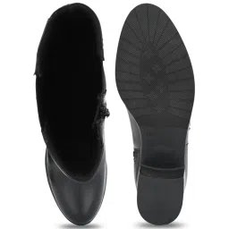 Delize Women's Black Casual Booties image 4