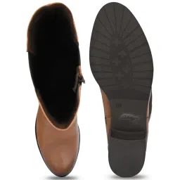 Delize Women's Tan Casual Booties image 4