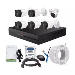 CP PLUS CCTV Combo Kit 2.4 MP Indoor & Outdoor with 8 Channel DVR, 5 Bullet 1 Dome Camera, 8 Channel SMPS, 70 m Cable, 1TB HDD & Connectors-picture-9