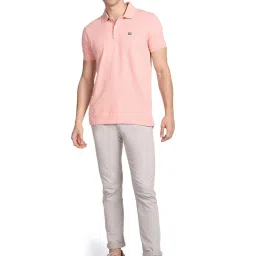 Arrow Pink Regular Fit Printed Polo T-Shirt image 5